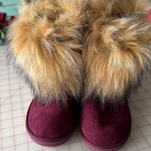 Women's Faux Fur Trim Ankle Boots
